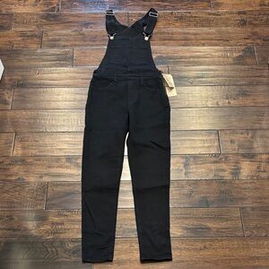 Levi Strauss Black Overalls with Adjustable Straps Sz 0 / 25